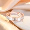 Nova moda simples três diamantes cor gota de resina Anel de Diamante feminino transfronteiriço vento frio feminino nicho design alto