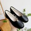 Zapatos Planos de Metal Estilo Francés de Hong Kong para Mujer, Nuevos Loafers Retro Cómodos de Suela Suave Primavera y Otoño 2025