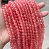 Jingde joias multi-material cristal natural contas redondas cristal branco contas soltas acessórios para joias diy atacado suporte a personalização
