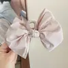 Tejido Ligero Atmósfera Lazo Grande Pinza de Agarre Pinza para el Cabello Premium Parte Trasera de la Cabeza Pinza Grande para el Cabello Celebridad de Internet Pinza de Tiburón