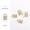 Nuevos accesorios para uñas transfronterizos, chanclas de diamantes, decoración de uñas con forma de cabeza de conejo, frasco de perfume, suministros para uñas de abeja