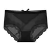 Satinado Estilo Francés~ Calados Ins Hielo Seda Diosa Encaje Bragas, Femeninas y Sexy, Entrepierna 10A Algodón Puro Antibacteriano, Ropa Interior para Mujer que Moldea la Cadera