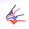 Fabricante de Toallas para Saliva de Mascotas Venta al por Mayor Bufanda Triangular para Perro Bufanda para el Cuello Collar Sencillo y Lindo para Perro Bufanda Collar para Perro