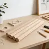 Madera Maciza Pino Pulido Palo Redondo de Madera DIY Material para Maquetas Colgador de Ropa Decoración de Construcción de Madera Redonda Varilla Larga de Madera