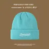 Chapéu de Lã de Inverno Feminino, Chapéu Feminino Quente e à Prova de Frio com Proteção para as Orelhas, Simples e Versátil, Chapéu de Tricô Pequeno para Ciclismo que Mostra o Rosto