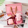 Taza de Café Cerámica de Temperatura Constante de una Pieza para Envío Directo Taza Caliente Caja de Regalo Creativa del Año del Caballo para Clientes y Empleados