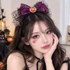 Diadema creativa y peculiar de Halloween con cuernos negros, perfecta para cosplay festivo, sesiones de fotos y actuaciones.