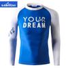 Roupas de Proteção Solar Transfronteiriças Personalizadas Masculinas e Femininas de Secagem Rápida com Manga Longa Roupa de Banho com Proteção Solar Mergulho Surfe Praia Casal Adulto Mergulho