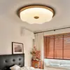 Lámpara de Techo para Interiores de Alto Brillo con Protección Ocular, Estilo Retro Mid-Century con Flores, Sin Costuras, Ahorradora de Energía, para Baño, Dormitorio, Cocina