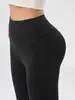 Calça Yoga Flare Cintura Alta Levanta Bumbum Secagem Rápida Estilo Europeu e Americano para Mulheres, Calça Wide-Leg Esportiva com Sensação de Pele Nua, Calça Fitness