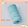 Cuerda de algodón trenzado 3mm 4mm de colores tapiz hecho a mano degradado color sólido cuerda de algodón material para colgante de coche cuerda para tejer diy hilo de algodón