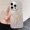 Capa de Celular Transparente com Bloqueio de Cores Cor Macaron Estrelinha para iPhone 16/17 Promax Capa Dura Anti-Queda