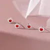 Pendientes de Árbol de Navidad de Comercio Exterior Transfronterizo para Mujer Diseño de Nicho de Alta Gama Exquisitos Pendientes de Copo de Nieve Regalo de Navidad Venta al por Mayor