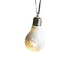 Bolas de Navidad de Plástico Más Vendidas Transfronterizas Colgantes Luminosos para Árbol de Navidad Colgantes de Bola Decorativos Electroplateados con Bombilla Colgantes de Bola