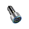 Cargador de Coche 100w Cargador Súper Rápido Cargador de Teléfono para Coche Aleación de Aluminio PD QC3.0 Cargador de Coche