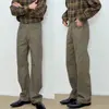 Cor Sólida Simples Tendência de Moda Diária Temperamento Senso de Alta Classe Masculino Outono Versátil Personalidade Calça Longa Casual Reta