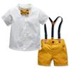 Ropa para Niños Ropa de Verano para Niños 2025 Traje Nuevo Verano Ropa de Manga Corta para Niños Overol Traje de Dos Piezas