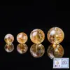 Cristal Torre Amarela 7A Natural Puro de Alta Qualidade Contas Soltas Contas Redondas Pulseira Colar DIY Materiais e Acessórios de Combinação da Moda