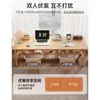 Escritorio Hogar Mesa Estudiante Doble Simple Habitación de Alquiler Mesa Larga Contra la Pared Apartamento Pequeño Mesa para Computadora Escritorio Estrecho