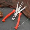 Venta al por mayor de fábrica tijeras de podar de acero inoxidable tijeras trigeminales creativas tijeras de doble filo para flores y frutas finas tijeras para ramas de jardín