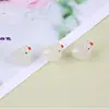¡Guau, Adornos Decorativos de Paisaje en Miniatura, Paisajismo con Musgo DIY Hecho a Mano, Familia Luminosa de Gallina y Pollitos, Resina Luminosa