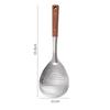 Colador de Pimienta de Acero Inoxidable Cuchara Grande de Mango Largo para Dumplings y Fideos Colador de Cocina con Gancho Cuchara Filtro para Olla Caliente Malla Filtrante