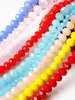 Kit de Materiales para Pulseras DIY Hechas a Mano con Cuentas 8mm Cristal de Vidrio Cuentas Planas Cuentas para Puerta Cortina Divisoria Cuentas Sueltas Semiacabadas