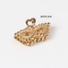 Pinza de Pelo Metálica Estilo Coreano para Mujer Conejo Rosa Pinza de Agarre Placa Hueca Pinza de Agarre para el Cabello Moda Simple Pinza Tiburón Joyería