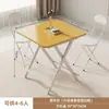 Mesa dobrável aluguel quarto mesa de jantar simples barraca mesa quadrada casa apartamento pequeno mesa redonda mesa de jantar dormitório varanda