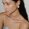 Collar de Concha Nueva Ola de Verano para Mujer Diseño de Nicho Tejido a Mano de Gama Alta Apilado Estilo Vacaciones Cadena para Clavícula