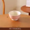 Conjunto fofo de tigela e prato de desenho animado, cerâmica sob esmalte para uso doméstico, tigelas de alto valor, pratos, tigelas de arroz, tigelas de sopa, tigelas de macarrão, louça