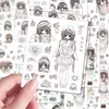 Diario Collage de Chicas Dulces de Bayas AnimeCreativo Chica Anime Suave y Linda Pegatinas Bidimensionales