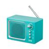 Nueva tarjeta de altavoz Bluetooth con ruido blanco, retro, pequeño televisor, subwoofer Bluetooth para dormir, regalo, radio estéreo