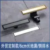 Desagüe de Piso Invisible de Acero Inoxidable Estilo Tíbet Transfronterizo de 6 cm 304, Baldosable, Desagüe de Piso con Drenaje Antiolor Adecuado para Baño y Regadera