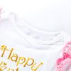 Roupas de primavera para meninas roupas infantis 0-2 anos bebê roupas Dia dos Namorados saia saia de princesa conjunto vendas diretas da fábrica