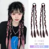 Extensiones de Cabello Trenzado Falsas con Mechas de Colores, Rastas Pequeñas, Trenzas Retorcidas, Trenzas Largas, Accesorios para el Cabello, Pinzas para el Cabello, Trenzas de Boxeadora 'Hot Girl', Extensiones de Cola de Caballo Falsas