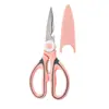 Tijeras de Cocina Multifuncionales Hogareñas de Acero Inoxidable Tijeras para Alimentos Tijeras para Barbacoa Tijeras para Huesos de Pollo Engrosadas En Stock Fabricante Mayorista