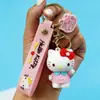 Llavero Colgante de Peluche de Gato Hello Kitty de Sanrio Llavero para Mochila Adorno de Hello Kitty Regalo
