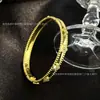 Pulsera Calidoscopio Chapada en Oro Rosa de 18K Pulsera de Trébol de Cuatro Hojas Joyería Regalo de San Valentín de Alta Gama para Mujeres