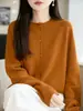 Cárdigan de Punto con Cuello Redondo y Volantes para Mujer Chaqueta Casual Suave de Manga Larga para Mujer Ropa de Abrigo Holgada Adelgazante para Primavera y Otoño