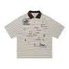 Primavera/Verano 2026 Estampado H60 Café Negro POLO Manga Corta Transfronterizo Personalizable Top Manga Corta