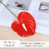 Flor Artificial Tallo Único Anturio Rojo Impreso en 3D Tacto Realista Planta Artificial Decoración de Escena Arreglo Vegetación Falsa