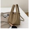 Estilo Popular Cesta de Verduras Bolso Cubo Moda Estilo Coreano Bolso de Mano Nuevo Estilo Bolso Tote Simple Bolso de Hombro Cruzado para Mujer