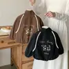 Chaqueta Infantil 2026 Bugatang Otoño Nueva Elegante Chaqueta con Letras para Niños y Niñas, Chaqueta Casual con Cremallera para Niños Pequeños