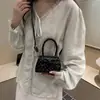 Bolso Cruzado de Hombro Único con Lazo de Lunares Exquisitos Estilo Coreano para Mujer Diseño de Nicho Bolso de Mano Dulce Mini Bolso Cuadrado Pequeño