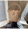 Bolsos Pequeños Transfronterizos 2026 Nuevo Estilo Bolso Cruzado Simple de Moda Bolso de Hombro Bolso de Mano Texturizado de Moda Bolso Cubo Bolso de Mujer