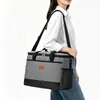 Bolsa de Picnic al Aire Libre Bolsa Térmica Tela Oxford Engrosada Paquete de Hielo Portátil para Coche Conservación Fresca Almacenamiento en Frío Gran Capacidad Almuerzo
