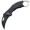 Mini Cuchillo Plegable de Acero Inoxidable para Exteriores con Colgante Portátil, Mango de Acero Completo, Fácil de Guardar y Portátil