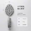 Fábrica de origem suporta personalização de logo, presentes culturais e criativos, e lembrancinhas, escova de silicone portátil para shampoo e massagem para uso úmido e seco