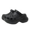 Cave Shoes Roupa de verão feminina Chinelos da moda Sola plataforma Sapatos de pai Sapatos de jardim Sandálias de sola grossa Baotou Atacado feminino
